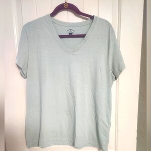 Lot of 6 Blue Mountian V-Neck, short sleeve T-shirts XL